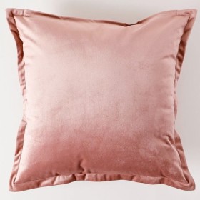 Heritage-Mallory-Velvet-Cushion-Pink on sale