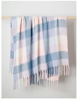 Vue-Faux-Mohair-Check-Throw on sale