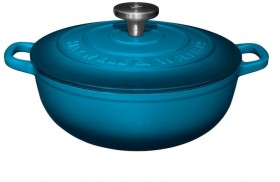 Maxwell-Williams-Cast-Iron-Round-Casserole-24cm-Midnight-Blue on sale