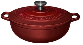 Maxwell-Williams-Cast-Iron-Round-Casserole-26cm-Merlot on sale