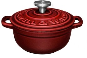 Maxwell-Williams-Cast-Iron-Mini-Cocotte-95cm-Merlot on sale
