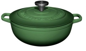 Maxwell-Williams-Cast-Iron-Round-Casserole-24cm-Green on sale
