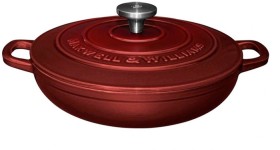Maxwell-Williams-Cast-Iron-Braiser-27cm-Merlot on sale