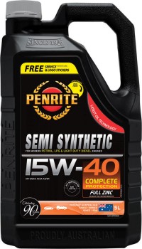 Penrite+SEMI+SYNTHETIC+15W-40+5L+ENGINE+OIL