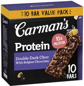 Carmans-Protein-Bar-Dark-Chocolate-Value-Pack-400g on sale