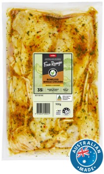 Coles-Free-Range-RSPCA-Approved-Chicken-Whole-Boneless-Mango-Coconut-900g on sale