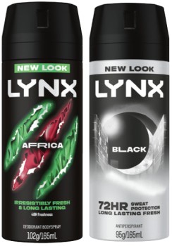 Lynx+Antiperspirant+or+Deodorant+Body+Spray+165mL+Selected+Varieties