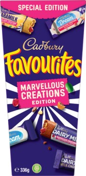 Cadbury-Favourites-336340g-Selected-Varieties on sale