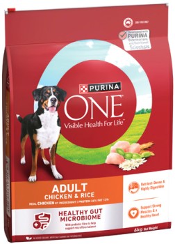 Purina+One+Adult+Dry+Dog+Food+Chicken+%26amp%3B+Rice+6kg