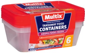 Multix+Takeaway+Food+Containers+750mL+6+Pack