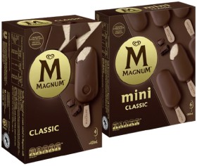 Streets+Magnum+Ice+Cream+4+Pack%2C+4+Pack+428mL+or+Mini+6+Pack+Selected+Varieties