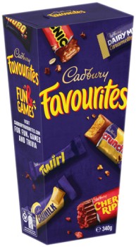 Cadbury-Favourites-336340g-Selected-Varieties on sale