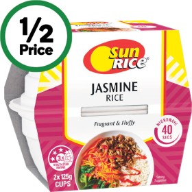 SunRice-Plain-Microwave-Pouch-or-Cups-240-250g on sale