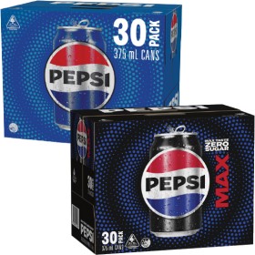 Pepsi-or-Pepsi-Max-Soft-Drink-Varieties-30-x-375ml on sale