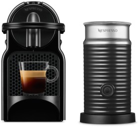 Nespresso+by+De%26%23039%3BLonghi+Inissia+Capsule+Coffee+Machine+%26amp%3B+Aeroccino+3+-+Black