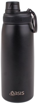Oasis+Sports+Stainless+Steel+Double+Wall+Drink+Bottle+780ml+-+Black