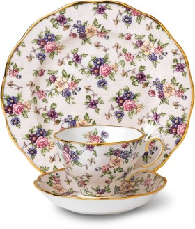 Royal+Albert+100+Years+English+Chintz+1940+3pc+Set
