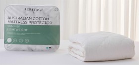 Heritage+Cotton+Quilted+Mattress+Protector