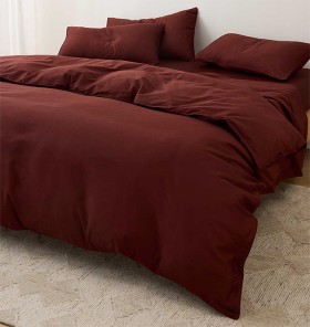 Sheet+Society+Eden+Cotton+Quilt+Cover+Set%5E+-+Burgundy