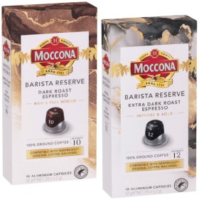 Moccona+Barista+Reserve+Coffee+Capsules+10+Pack+Selected+Varieties