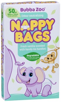 Bubba+Zoo+Nappy+Bags+50+Pack