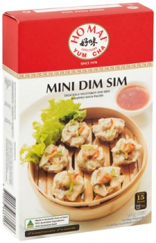 Ho+Mai+Vegetables+%26amp%3B+Beef+Mini+Dim+Sim+250g