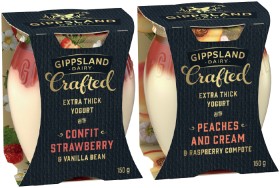 Gippsland+Dairy+Crafted+Extra+Thick+Yogurt+150g+Selected+Varieties