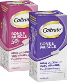 Caltrate-Bone-Muscle-Health-or-Bone-Muscle-Health-50-Tablets-100-Pack on sale