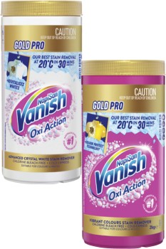 Vanish-Napisan-Oxi-Action-Gold-Pro-Stain-Remover-2kg on sale