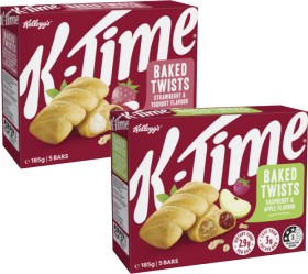 Kelloggs-K-Time-Bars-165g-185g on sale