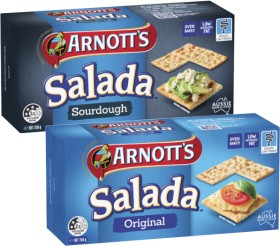 Arnotts-Salada-Crispbread-250g on sale
