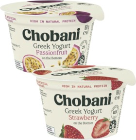 Chobani-Greek-Yogurt-160g on sale