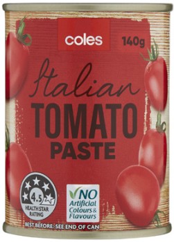 Coles-Italian-Tomato-Paste-140g on sale