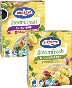 Birds-Eye-Steamfresh-Fish-380g on sale