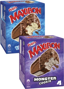 Peters-Maxibon-4-Pack-560mL on sale