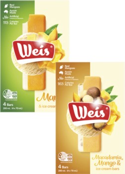 Weis-Frozen-Dessert-Bars-4-Pack-6-Pack-264mL-280mL on sale