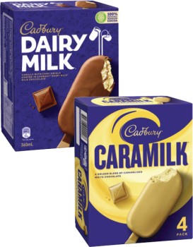 Cadbury-Dairy-Milk-Sticks-4-Pack-6-Pack-300mL-360mL on sale