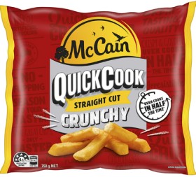 McCain-Quick-Cook-Straight-Cut-Chips-750g on sale