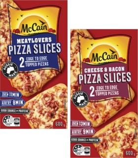 McCain+Pizza+Slices+2+Pack+600g