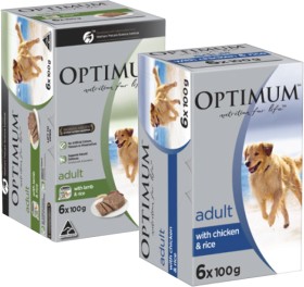 Optimum-Dog-Food-6x100g on sale