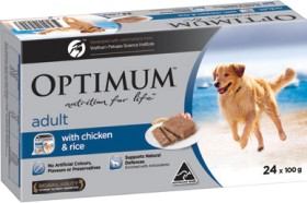 Optimum-Dog-Food-24x100g on sale