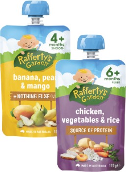Rafferty%26%23039%3Bs+Garden+4%2B+Months%2C+6%2B+Months+or+8%2B+Months+Baby+Food+Pouch+120g