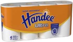 Handee-Ultra-Paper-Towel-4-Pack on sale