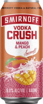 Smirnoff-Crush-Mango-and-Peach-Cans-440mL on sale