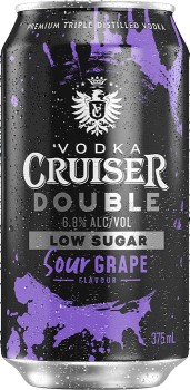 Vodka-Cruiser-Sour-Grape-Cans-375mL on sale