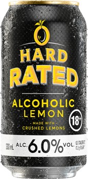 Hard-Rated-Lemon-6-Cans-10x330mL on sale