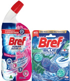 Bref+Rim+Block+Toilet+Cleaner+42%E2%80%9150g+or+Gel+600%E2%80%91700mL+Selected+Varieties