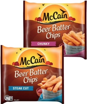 McCain+Beer+Batter+Chips+or+Wedges+750g+Selected+Varieties