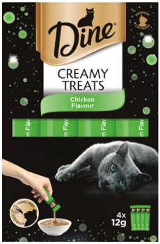 Dine+Creamy+Treats+4x12g+Selected+Varieties