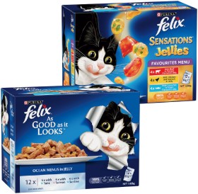 Purina+Felix+Wet+Cat+Food+12x85g+Selected+Varieties